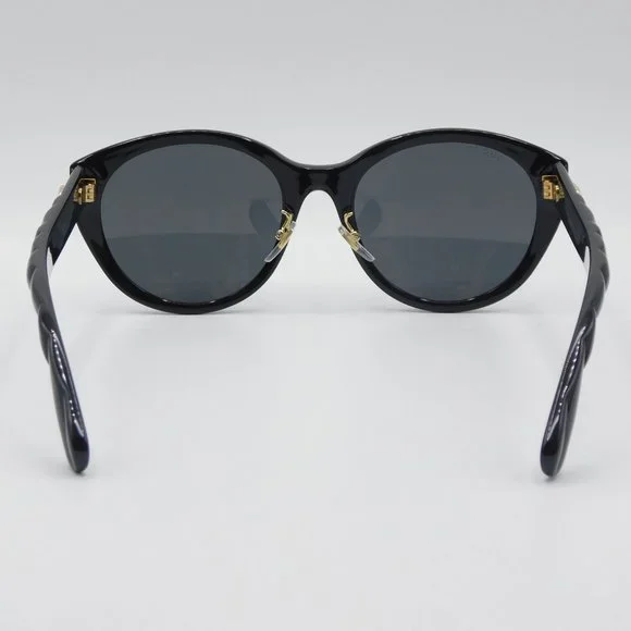 GUCCI GG0814SK 001 BLACK GREY CAT EYE WOMEN'S AUTHENTIC SUNGLASSES 56-20… - Picture 7 of 12